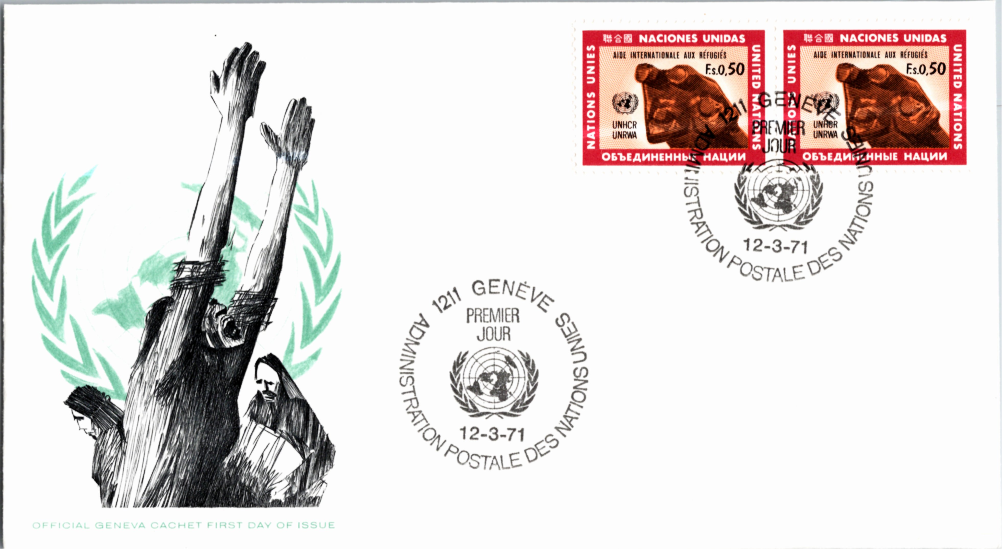 United Nations Vienna, Worldwide First Day Cover