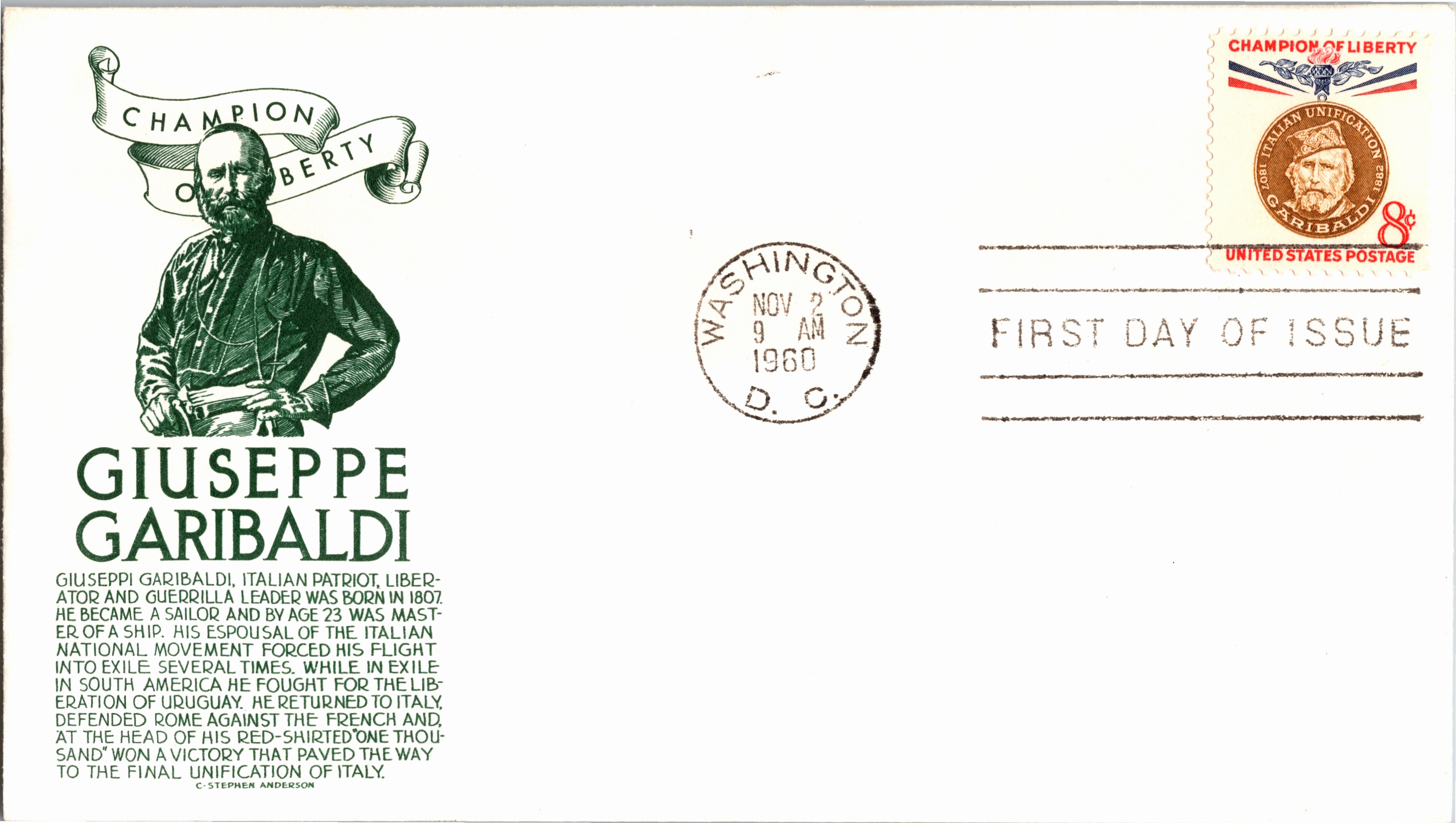 United States, District of Columbia, United States First Day Cover